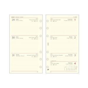 Kalendárium betét, tervező, heti, "M", SATURNUS, chamois 2026 146237567 - Naptár