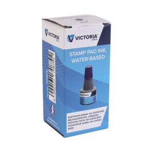 Bélyegzőfesték, 30 ml, VICTORIA OFFICE, kék 146237680 - Bélyegzőfesték