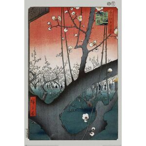 Hiroshige (PLUM ORCHARD NEAR KAMEIDO SHRINE) maxi poszter 146240224 - Poszter