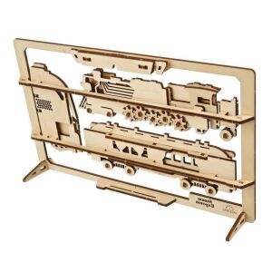 UGEARS Gőzmozdony 2.5D puzzle 146240578 - Ugears