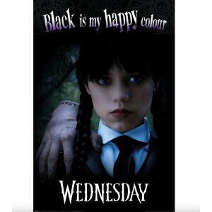 WEDNESDAY (BLACK IS MY HAPPY COLOUR) poszter 146240613 - Pyramid
