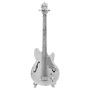 Metal Earth elektromos basszus gitár - lézervágott acél makettező szett 146240684 - Játék
