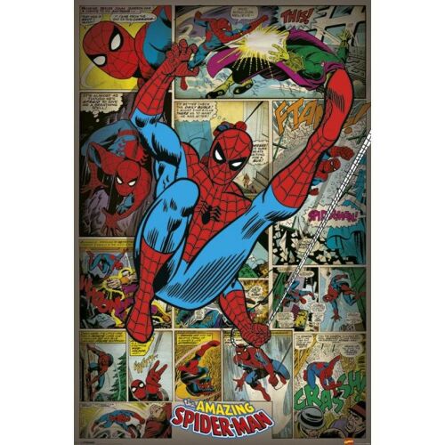 Marvel Comics: Spider-man (Retro) maxi poszter 146240836