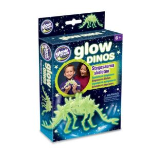 Glow Dinók - Stegosaurus csontváz foszforeszkáló építő szett 146240849 - Játék