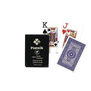 Piatnik plasztik póker kártya 4 indexes, műanyag dobozos 146241020 - Kártya