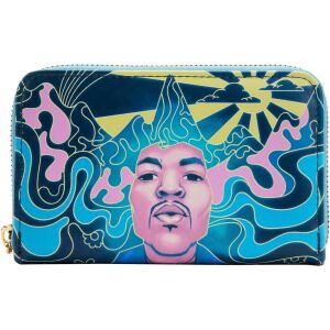 Loungefly Jimi Hendrix: Psychedelic körbe cipzáras pénztárca 146241066 - Női kiegészítő