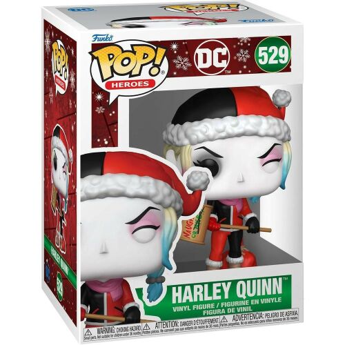 Funko POP! Heroes: Holiday '24 - Harley Quinn figura #529