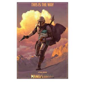 Star Wars: The Mandalorian (On the run) maxi poszter 146241596 - Pyramid