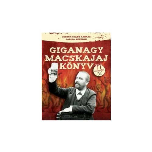 Giganagy Macskajajkönyv könyvborító, humoros útmutató a másnapossághoz 77 recepttel - Könyv ételekről és italokról