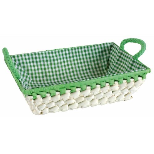 Domotti Palma szögletes kosár béléssel 25x18x7 cm vegyes színekben 146242193