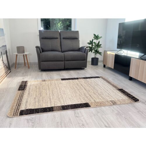 Jasmine 2240 Bézs szőnyeg 160x220cm, polipropilén szőnyeg juta hátlappal 