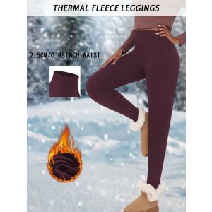 Női termo polár leggings, 2,5 cm-es derékbőséggel 146245349 - Női leggings