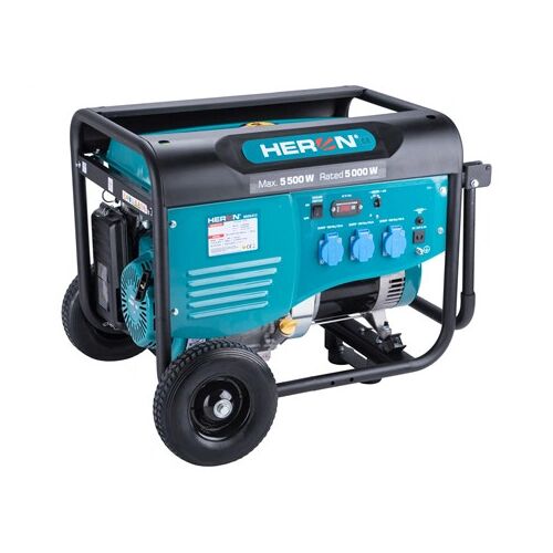 Heron ÁRAMFEJLESZTŐ BENZINMOTOROS, MAX 5500 VA, EGYFÁZISÚ 8896413 146246071