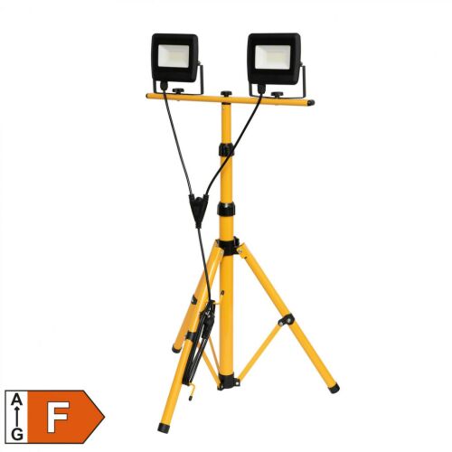 Home FLL STAND 2/30 állványos LED fényvető, 0,8 - 1,7 m, 2 x 30 W, 2 x 2400 lm, kül- és beltéri 146246303