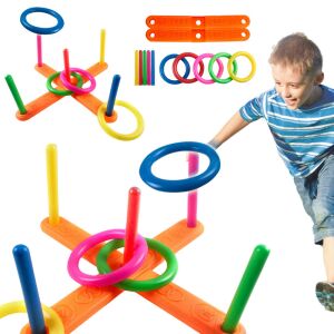 Ügyességi játék: Karikadobás a célpontra: Színes 146249230 - Szabadtéri ügyességi játék