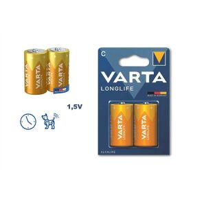 VARTA LONGLIFE ELEM BABY ALKÁLI C 2DB
