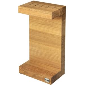 KAI tölgyfa C-formájú késtartó blokk (DM-0803) 146264425 - Tárolás & Rendszerezés