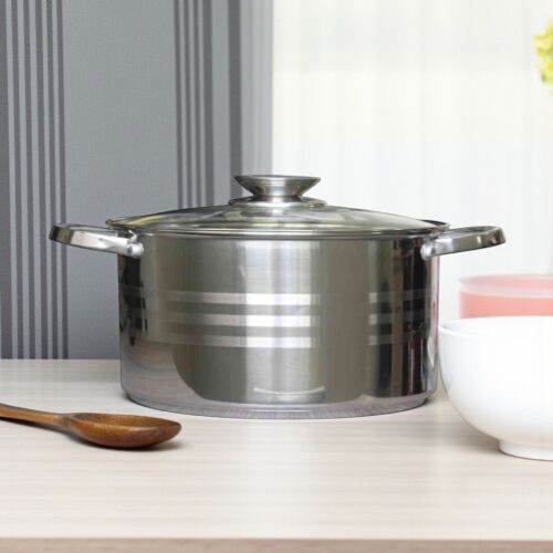 Lábas üveg fedővel, rozsdamentes acél, 4,2 L, 22 cm 146264479