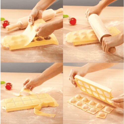 DELICIA műanyag ravioli forma kerek 10 lyukú 27x11x2 146264491