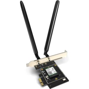 Tenda E33 AX5400 háromsávos gigabites Wi-Fi 6E PCI-E adapter 146264905 - PCI hálózati kártya