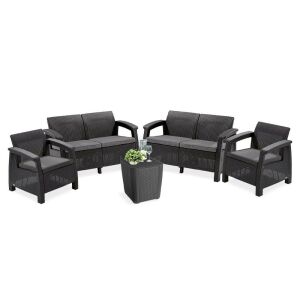 Corfu Big kerti bútor garnitúra luzon asztallal 146266041 - Kerti bútor