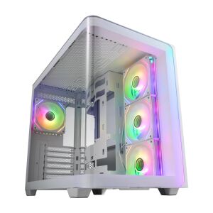 FSP M580-BA Midi Tower Fehér Számítógép ház