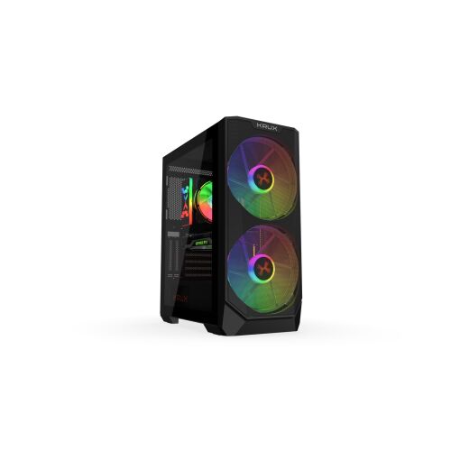 KRUX Vortex Tower Fekete Számítógép ház