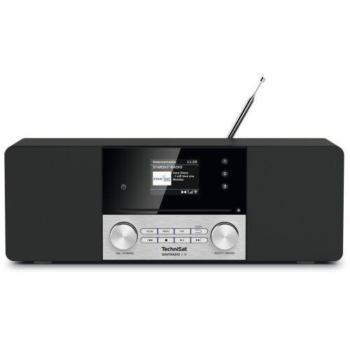 TechniSat DigitRadio 3 IR Hordozható Digitális Fekete, Ezüst Rádió