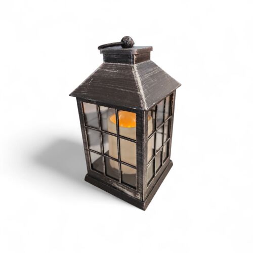 Téli LED-lámpás – Négyszögletes - Szürke 20x10cm 146270998