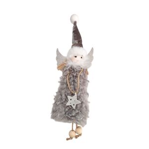 Angyalka dekoráció-Szürke