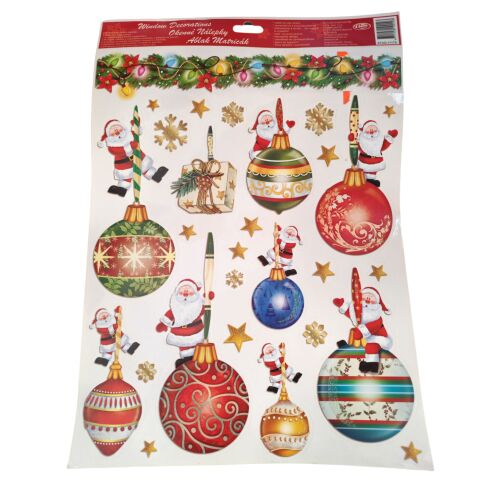 Karácsonyi ablakmatrica különböző mintákkal - Mikulás ajándék 146272129