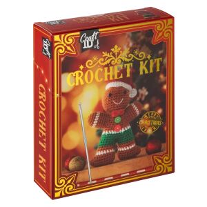 Božićni set za heklanje figura medenjaka - 12 x 9 x 17 cm 146277127 - Plahta