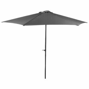 Szary parasol ogrodowy, 270 cm 146281952 - Meble ogrodowe