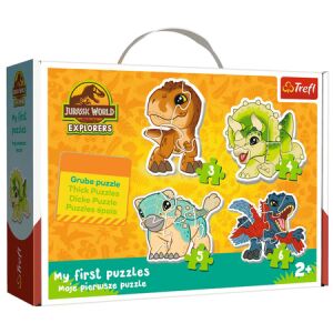 Klasszikus bébi kirakó – Aranyos dinoszauruszok – Jurassic World Trefl 36138 – 27802 146282074 - Baba puzzle