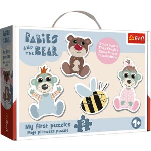 Kirakó – Baby Classic – Barátságos babák – Babák és plüssmackó Trefl 36139 – 27868 146282390 - Baba puzzle