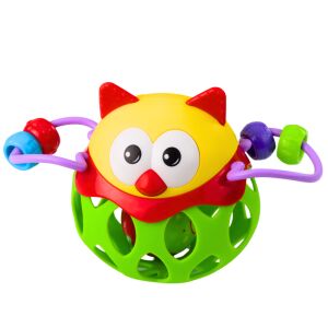 Puha labda Bagoly labda csörgővel Érzékszervi játék zöld – 22792 146282427 - Csörgő