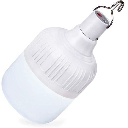 Felakasztható, USB-ről tölthető hordozható kemping lámpa - napelemmel is használható, retro égő alakú LED fényforrás (BBV) (BBD) 146282693