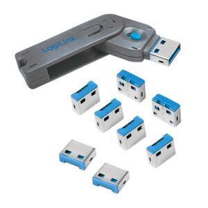 Zámok USB portu x8 s kľúčom 146284923 - Káble a príslušenstvo