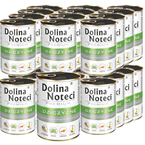Dolina Noteci Prémium nedves kutyatáp vadhússal, konzerv 24x400g 146285045