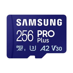 Speicherkarte Samsung microSDXC 256GB Pro Plus + USB-Adapter 146285052 - Kartenleser
