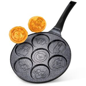 Gránit tojássütő serpenyő 7 lyukú BLACK LINE 26 cm 146289420 - Palacsintasütő