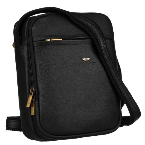 Bőrtáska PTN-8021-3-NDM-1282 Fekete 146285634