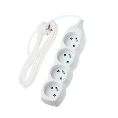 4 csatlakozós hosszabbító kábel, fehér, 1,5 m 146285767