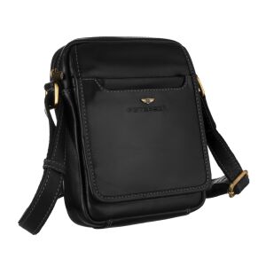 Férfi bőr válltáska - Peterson