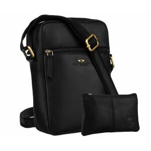 PTN 704E-OPU-6712 fekete bőr táska