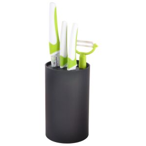 Fekete késtartó FEKETE 18 cm 146286996 - Késtartó