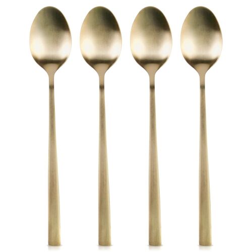 Arany acél koktélkanál 4 db.