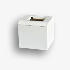 Felületre szerelhető ház, 65mm mély, 2 modulos, 45x45-ös berendezéshez