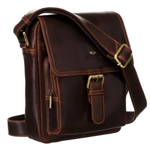 PTN TB-012-WAX-6080 konyakszínű bőrtáska 146287415