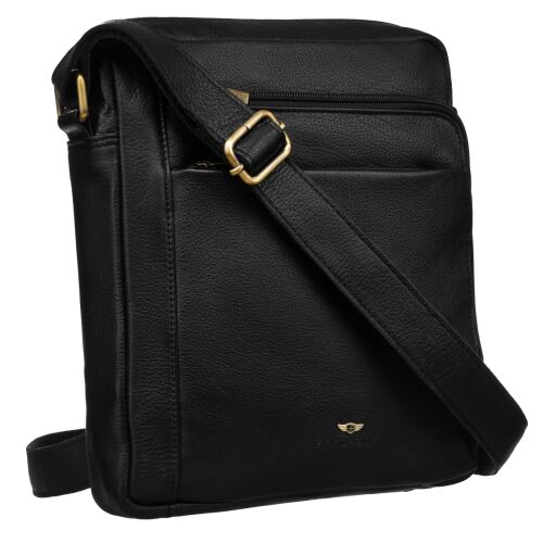 PTN RIVER-NDM-5052 FEKETE bőrtáska 146287427